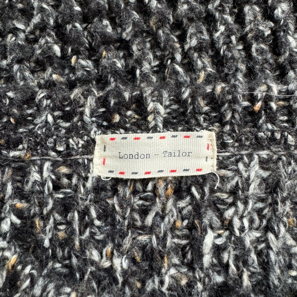 London - Tailor Black Marled Crewneck Sweater - Picture 4 of 4